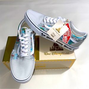 Disney Parks 2022 50th Anniversary Magic Vans Of The Wall Shoes Size M10/W11